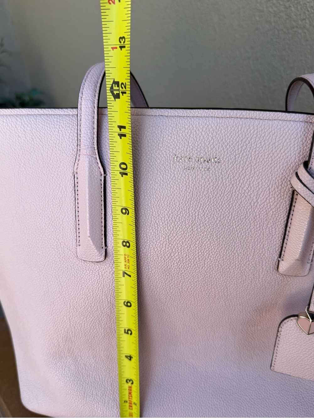kate spade light pink leather tote - Picture 7 of 7